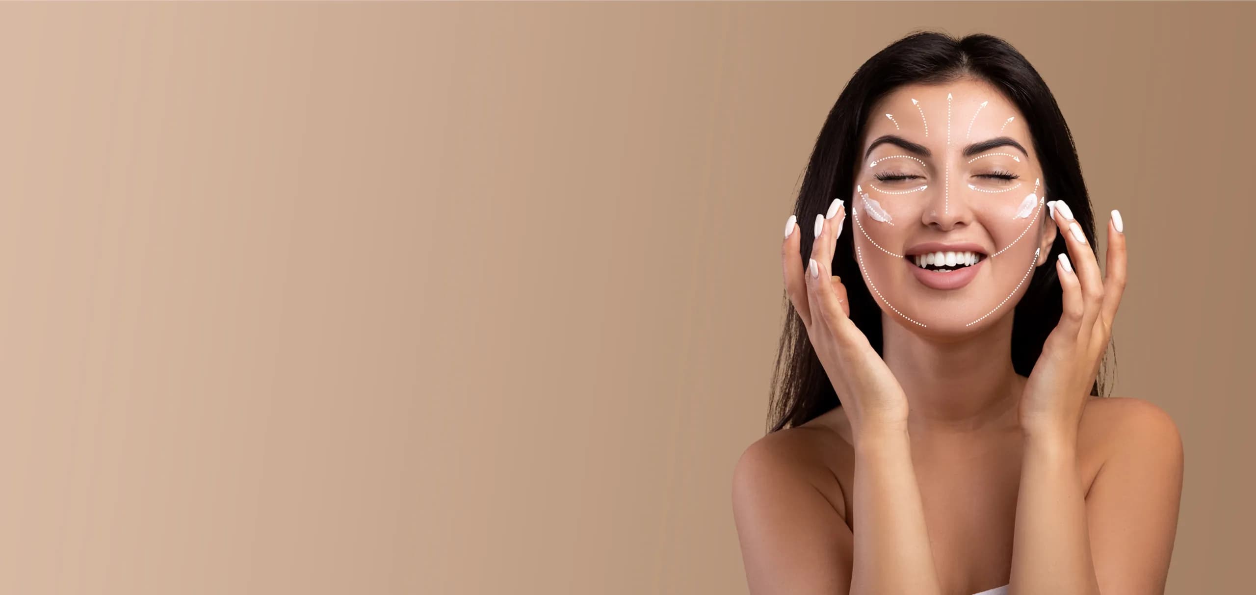 A client enjoying a skincare treatment at Sultan Hair & Beauty
